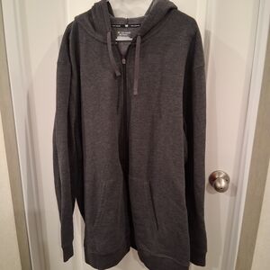 Tek Gear Men's Charcoal Zip-Up Hoodie